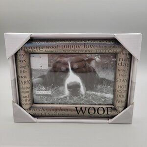 Malden Dog Theme Photo Frame Pewter Metal Dog Lovers Puppy Love
